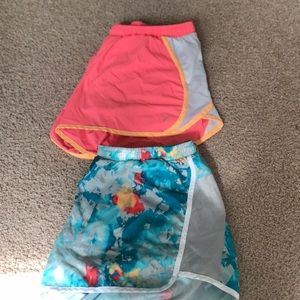 Two pair of Athletic women shorts